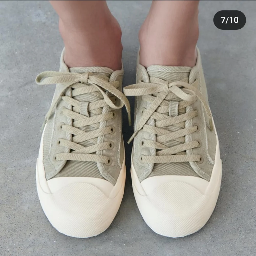 ZARA OPEN BACK CASUAL SNEAKERS